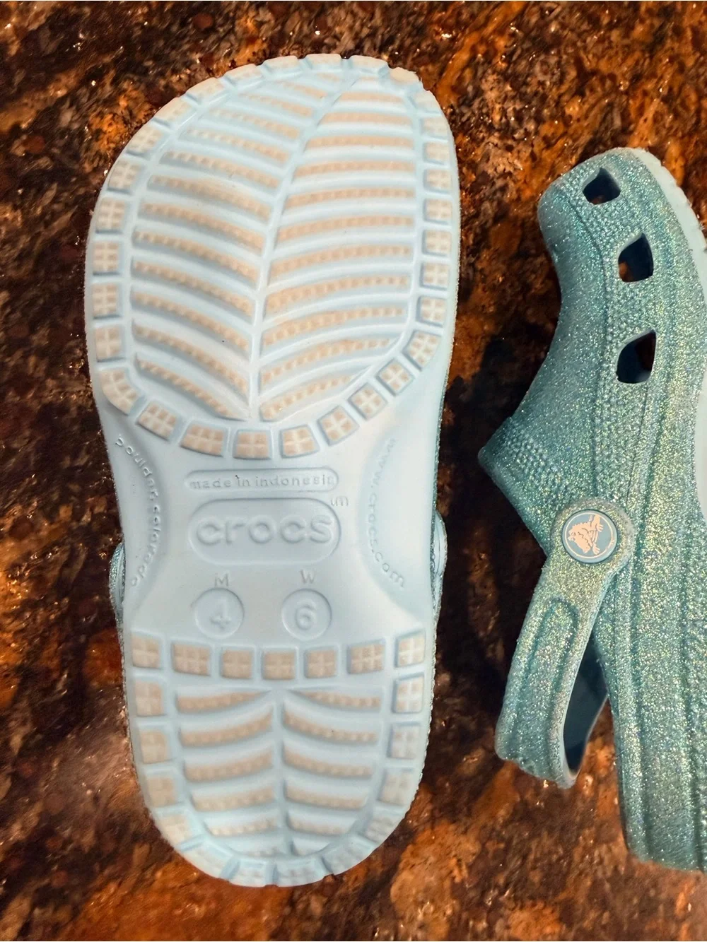 CROCS sparkling teal